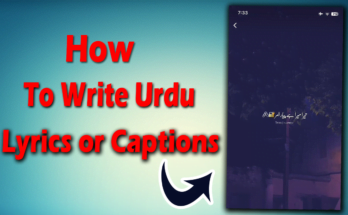 add urdu caption on video