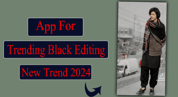 trending black editing filter download
