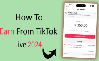 How to earn from TikTok live 2024