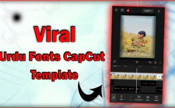 Viral urdu fonts capcut templates